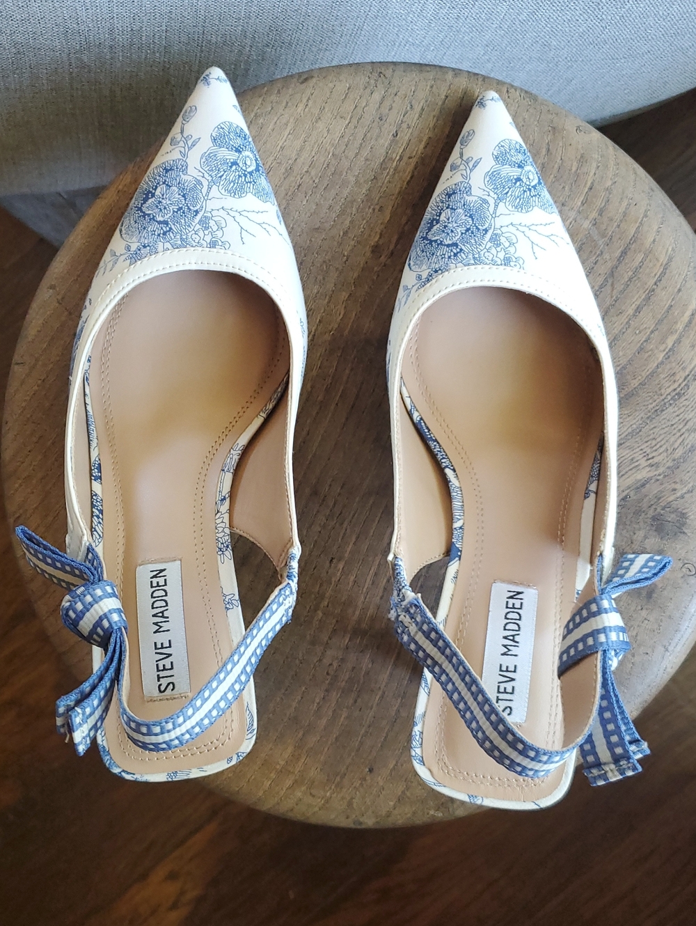 Steve Madden Floral Toile Slingbacks - Picture 5 of 5